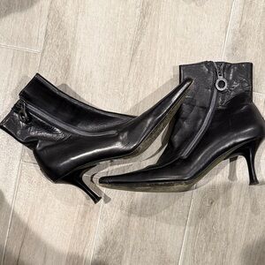 Donald J. Pliner Black Heeled Boots